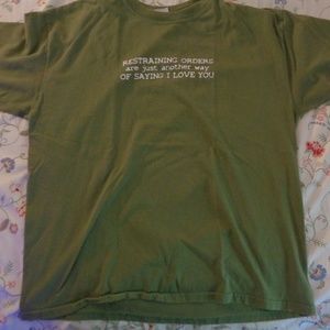 GREEN GRAPHIC T-SHIRT (FUNNY)